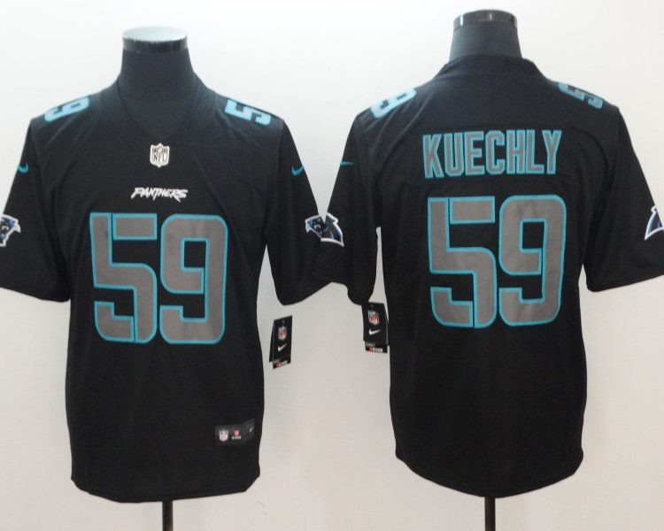 Men's Carolina Panthers Luke Kuechly #59 Black Jersey