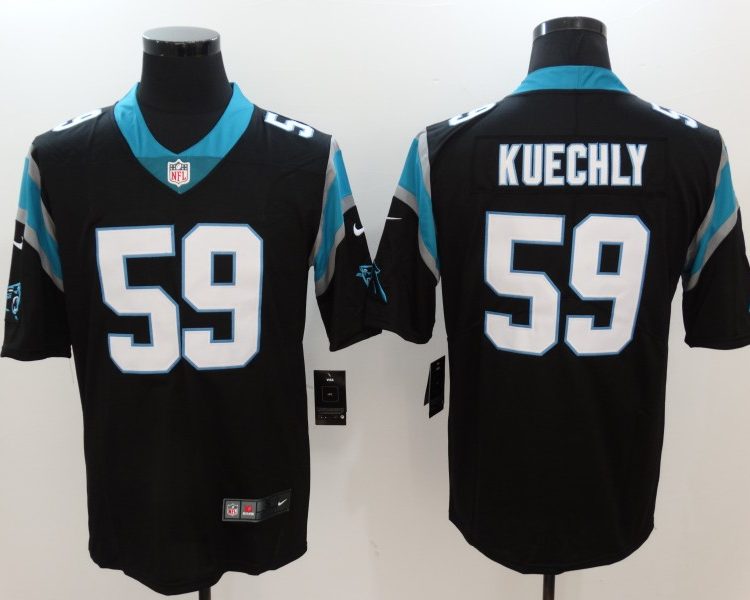Men's Carolina Panthers Luke Kuechly #59 Black Jersey