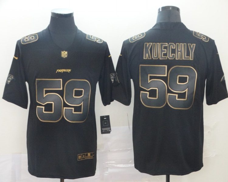 Men's Carolina Panthers Luke Kuechly #59 Black Jersey