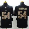 Men's Carolina Panthers Shaq Thompson #54 Black Jersey