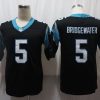 Men's Carolina Panthers Teddy Bridgewater #5 Black Jersey