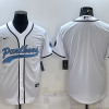 Men's Carolina Panthers White Blank Jersey