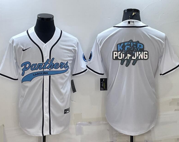 Men's Carolina Panthers White Jersey