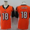 Men's Cincinnati Bengals A.J. Green #18 Orange Jersey