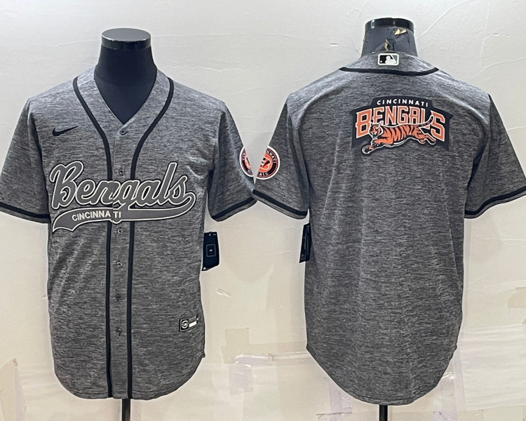 Men's Cincinnati Bengals Grey Jersey