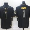 Men's Cincinnati Bengals Ja'Marr Chase #1 Black Jersey