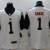 Men's Cincinnati Bengals Ja'Marr Chase #1 White Alternate Jersey