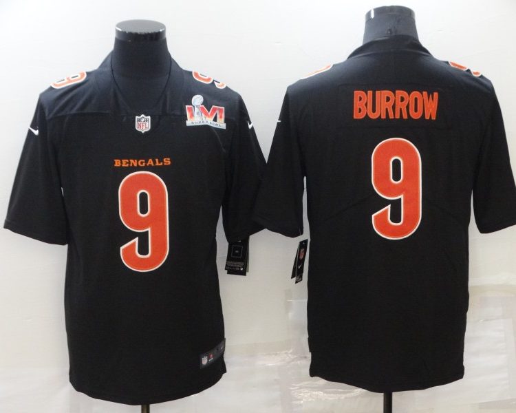 Men's Cincinnati Bengals Joe Burrow #9 Authentic Jersey