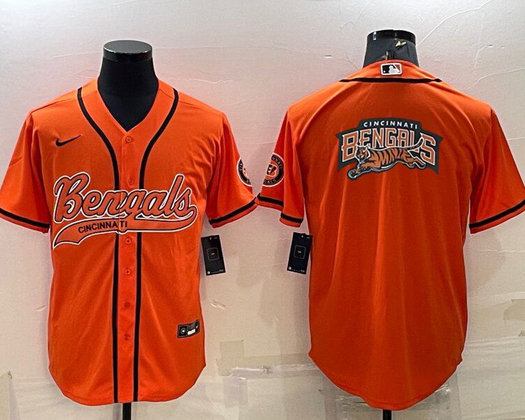Men's Cincinnati Bengals Orange Jersey