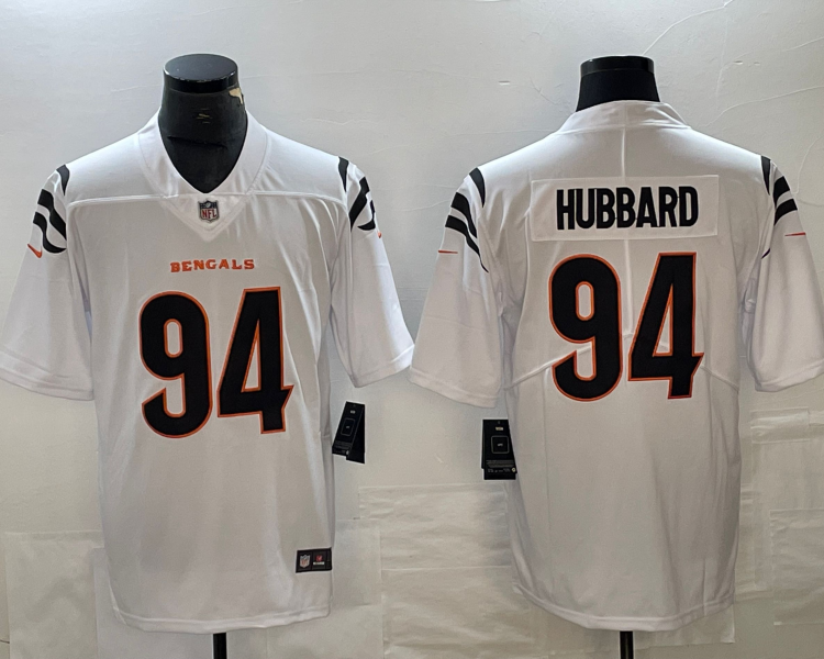 Men's Cincinnati Bengals Sam Hubbard #94 White Jersey