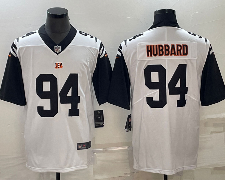 Men's Cincinnati Bengals Sam Hubbard #94 White Jersey