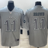 Men's Philadelphia Eagles A.J. Brown #11 Gray Atmosphere Jersey