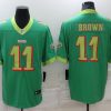 Men's Philadelphia Eagles A.J. Brown #11 Kelly Green City Edition Jersey
