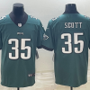 Men's Philadelphia Eagles Boston Scott #35 Midnight Green Jersey