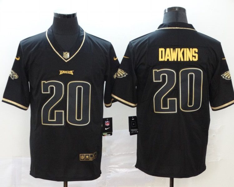 Men's Philadelphia Eagles Brian Dawkins #20 Black Jersey