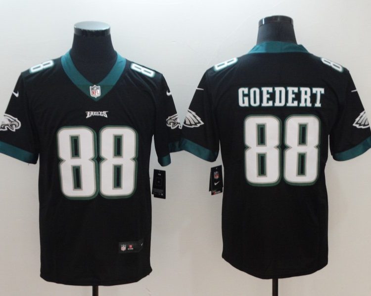 Men's Philadelphia Eagles Dallas Goedert #88 Black Jersey