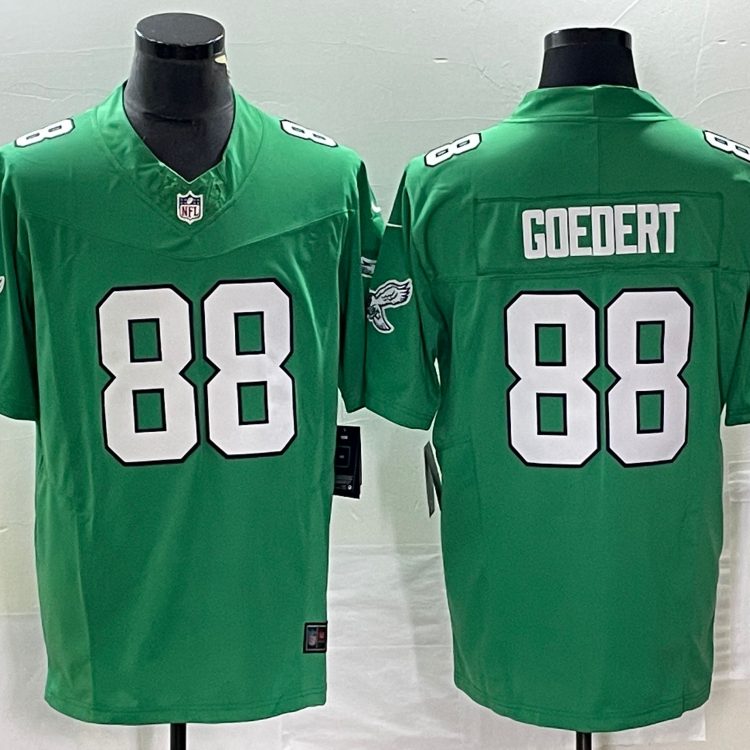 Men's Philadelphia Eagles Dallas Goedert #88 Kelly Green Jersey