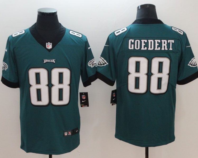 Men's Philadelphia Eagles Dallas Goedert #88 Midnight Green Jersey
