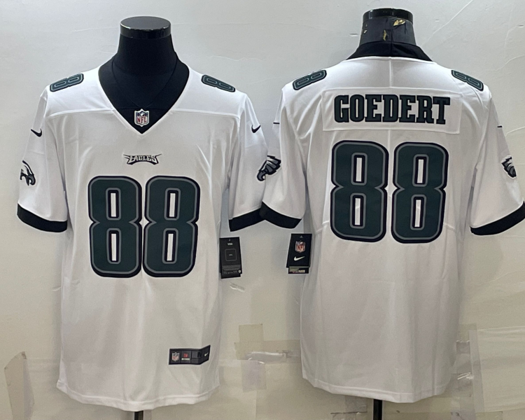 Men's Philadelphia Eagles Dallas Goedert #88 White Jersey