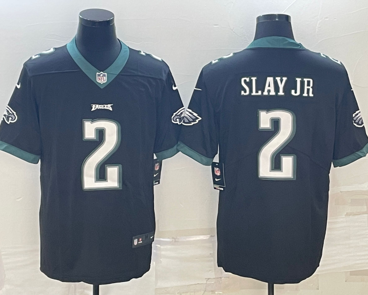 Men's Philadelphia Eagles Darius Slay Jr. #2 Black Jersey