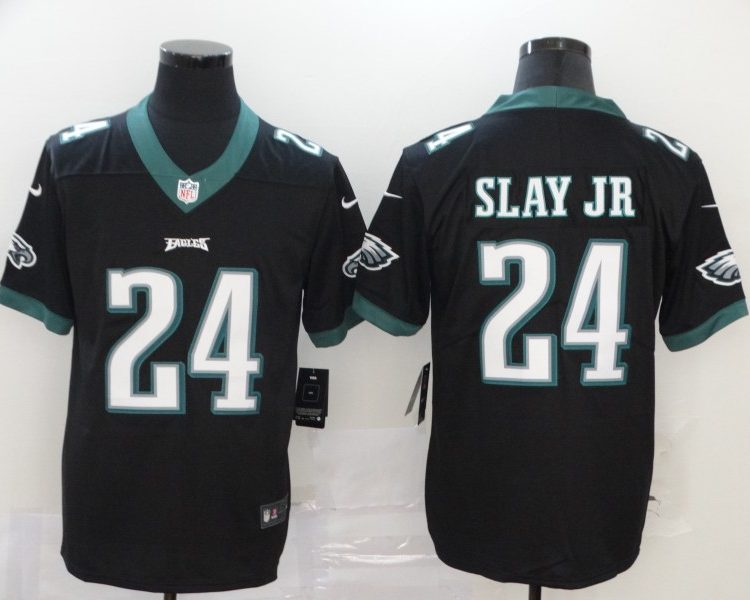 Men's Philadelphia Eagles Darius Slay Jr. #24 Black Jersey