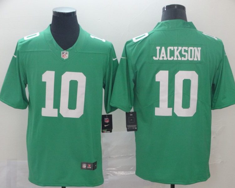 Men's Philadelphia Eagles Desean Jackson #10 Green Jersey