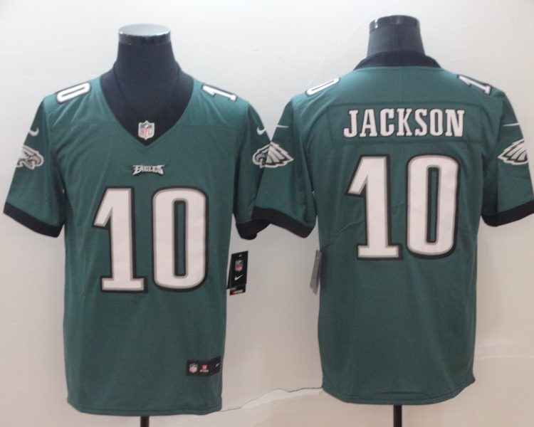 Men's Philadelphia Eagles Desean Jackson #10 Midnight Green Jersey