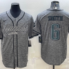 Men's Philadelphia Eagles DeVonta Smith #6 Gray Jersey Joint Edition