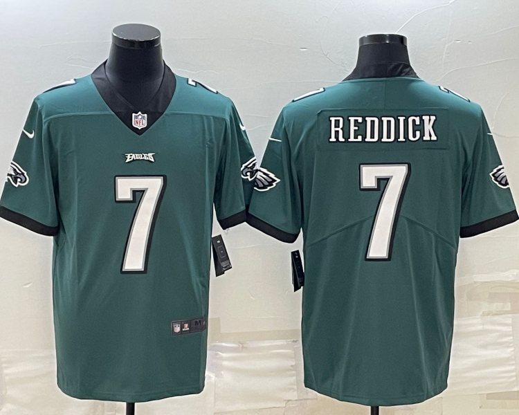 Men's Philadelphia Eagles Haason Reddick #7 Midnight Green Jersey