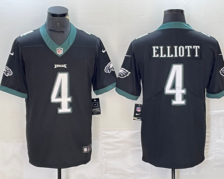 Men's Philadelphia Eagles Jake Elliott #4 Black Jersey