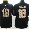 Men's Philadelphia Eagles Jeremy Maclin #18 Black Jersey