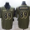 Men's Philadelphia Eagles Mark Andrews #89 Brown Jersey