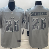 Men's Philadelphia Eagles Miles Sanders #26 Gray Atmosphere Jersey