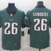 Men's Philadelphia Eagles Miles Sanders #26 Midnight Green Jersey