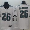 Men's Philadelphia Eagles Miles Sanders #26 White Jersey
