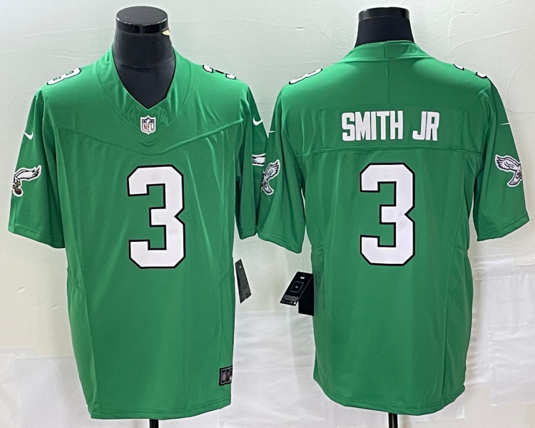 Men's Philadelphia Eagles Nolan Smith #3 Kelly Green Jersey