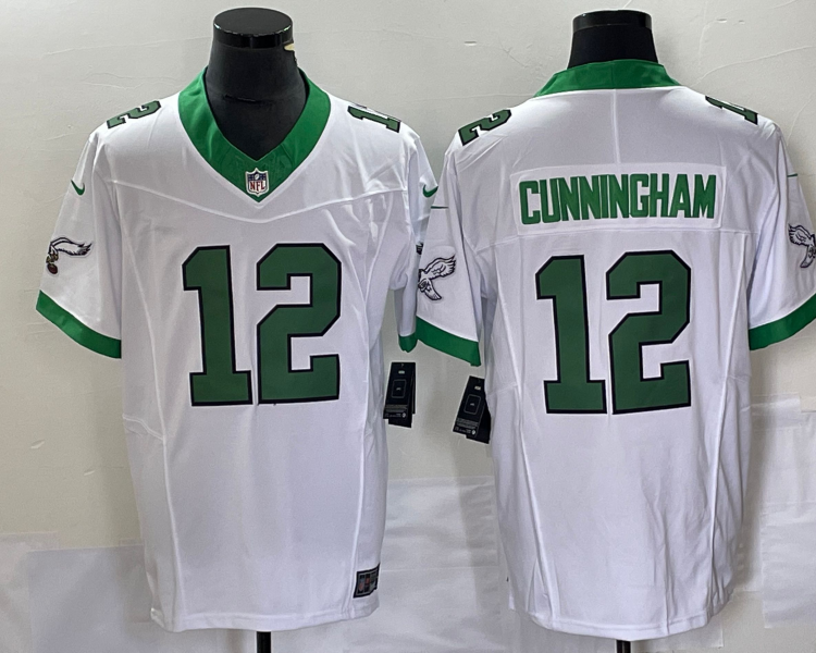 Men's Philadelphia Eagles Randall Cunningham #12 White Jersey
