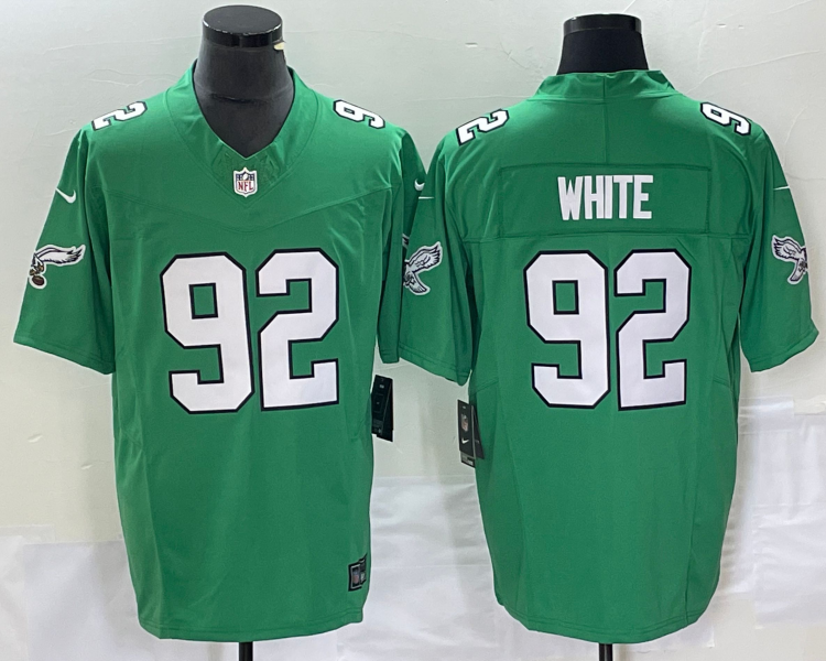 Men's Philadelphia Eagles Reggie White #92 Kelly Green Jersey