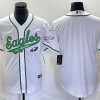 Men's Philadelphia Eagles White Blank Jersey
