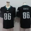 Men's Philadelphia Eagles Zach Ertz #86 Black Jersey
