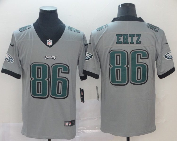 Men's Philadelphia Eagles Zach Ertz #86 Gray Jersey