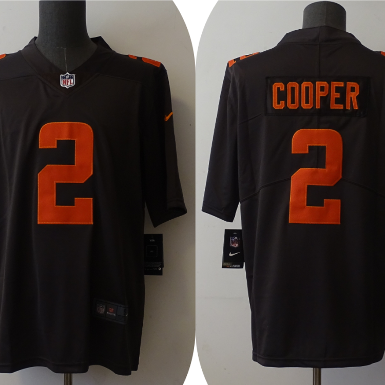 Men's Cleveland Browns Amari Cooper #2 Brown Jersey