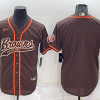 Men's Cleveland Browns Brown Blank Jersey