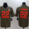 Men's Cleveland Browns Jabrill Peppers Olive Jersey