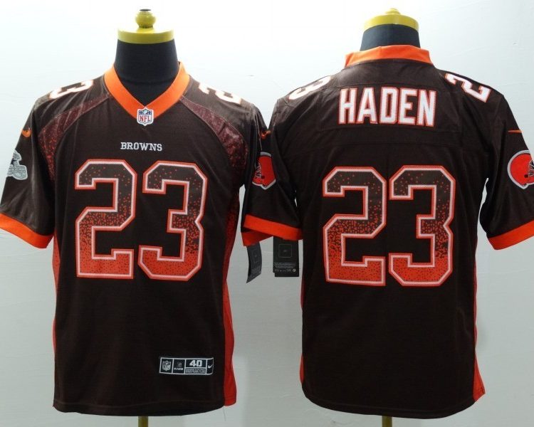 Men's Cleveland Browns Joe Haden #23 Brown Jersey