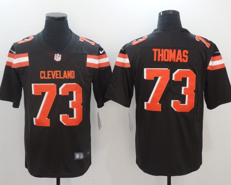 Men's Cleveland Browns Joe Thomas Brown Jersey