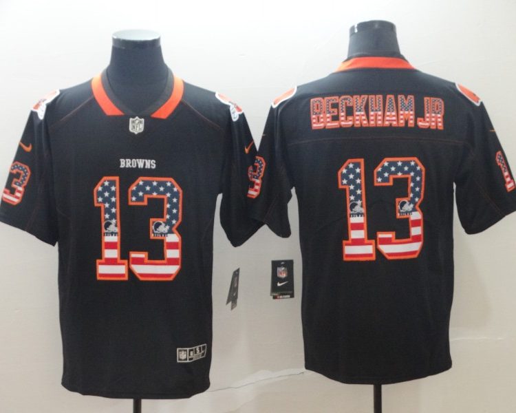 Men's Cleveland Browns Odell Beckham Jr. Black Jersey