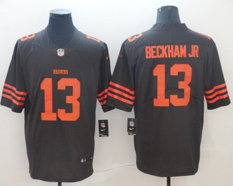 Men's Cleveland Browns Odell Beckham Jr. Brown Jersey