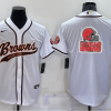 Men's Cleveland Browns White Jersey