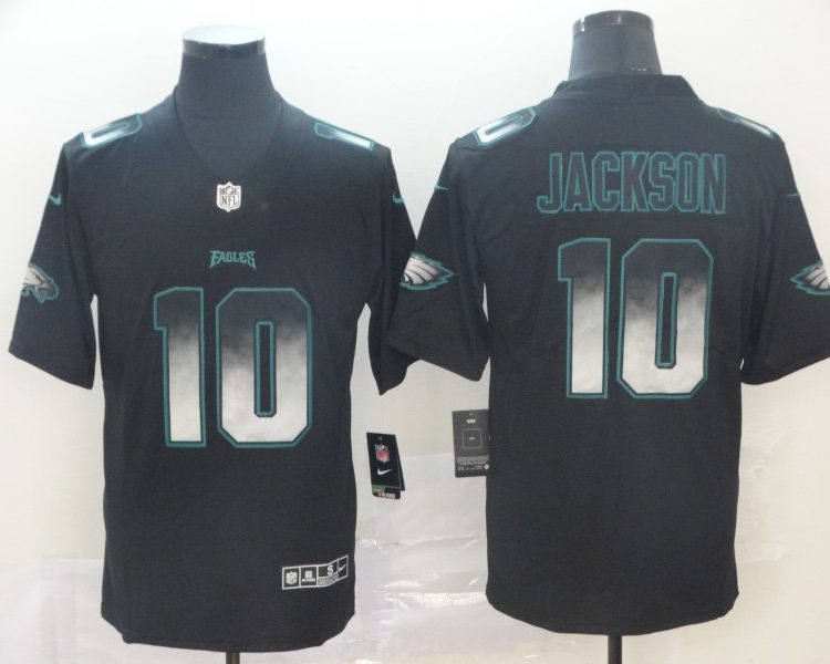 Men's Philadelphia Eagles #10 Desean Jackson Black Jersey
